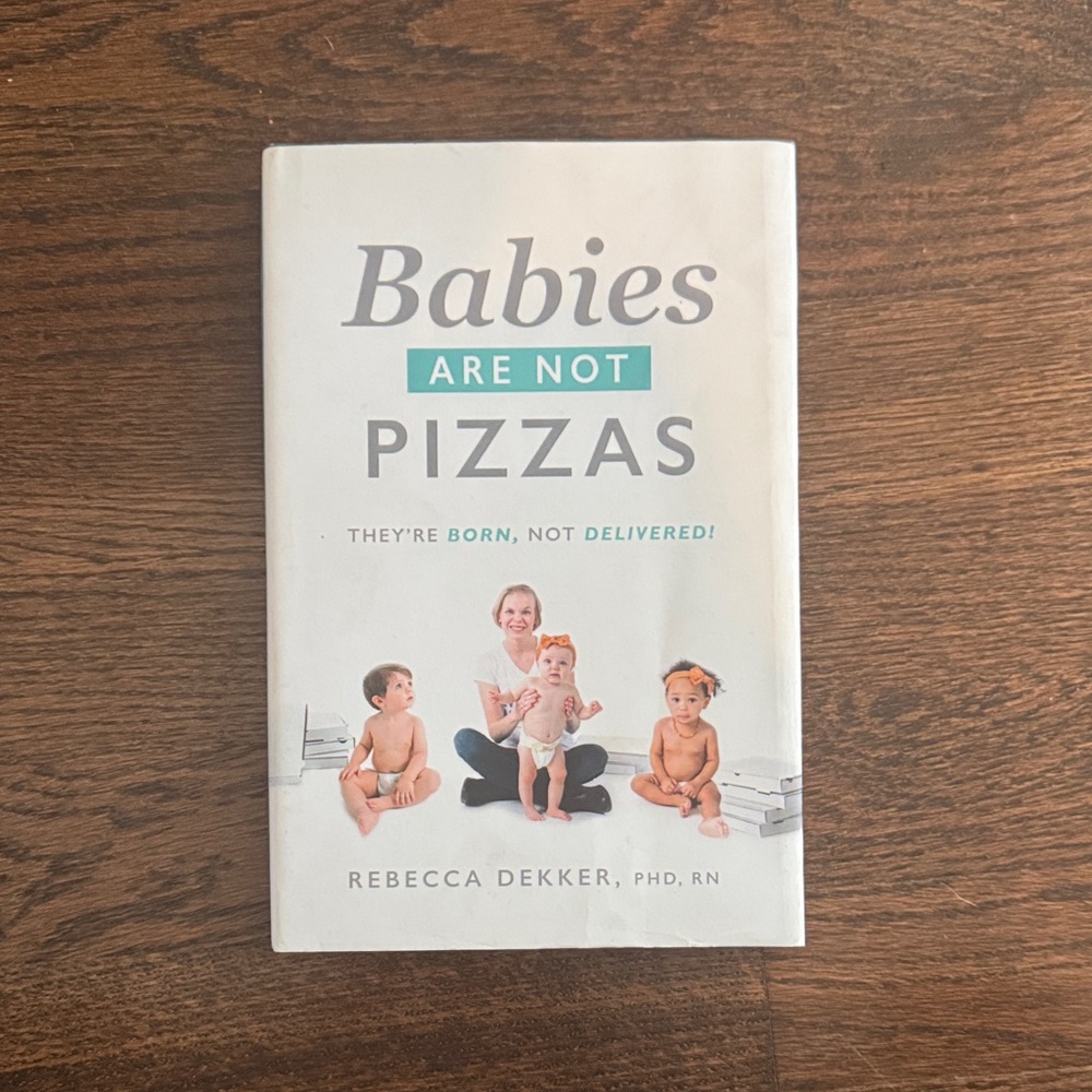 Babies Are Not Pizzas by Rebecca Dekker - Hardcover Motherhood Parenting Book
